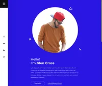 tulen mini website template desktop screenshot