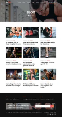 gutim mini website template desktop screenshot