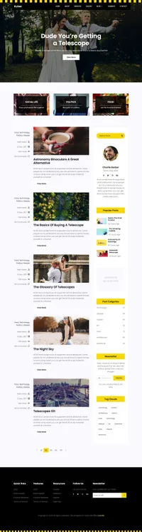 taxi mini website template desktop screenshot