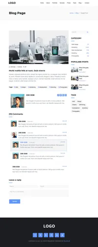 creative-agency-2 mini website template desktop screenshot