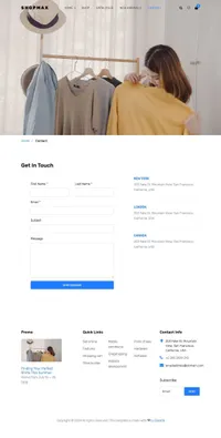 dealers mini website template desktop screenshot