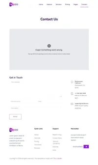 appco mini website template desktop screenshot
