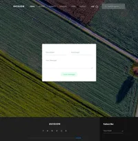 avision mini website template desktop screenshot