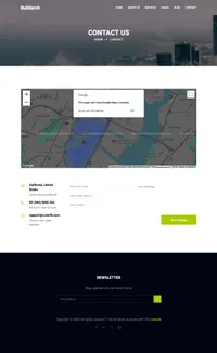 buildarch mini website template desktop screenshot