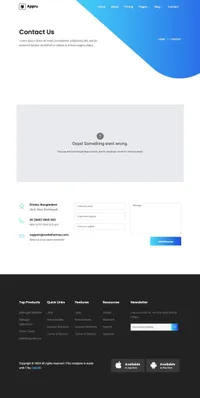 appru mini website template desktop screenshot