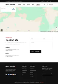 malefashion mini website template desktop screenshot