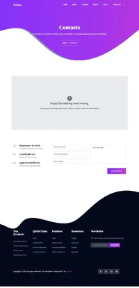 eclipse mini website template desktop screenshot