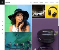 tulen mini website template desktop screenshot