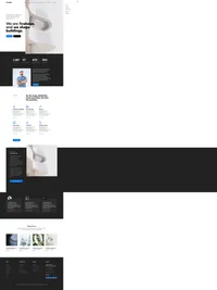 reshape mini website template desktop screenshot