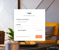 furn mini website template desktop screenshot