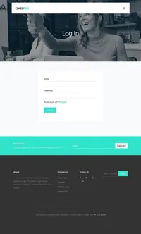 classy-ads mini website template desktop screenshot