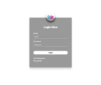 kindergarten mini website template desktop screenshot