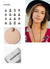 personify mini website template desktop screenshot