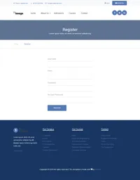 book-keeping mini website template desktop screenshot