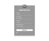 kindergarten mini website template desktop screenshot