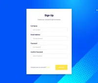 eventro mini website template desktop screenshot