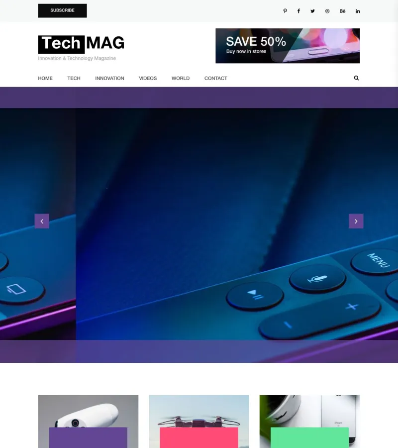 TechMag Electronics template