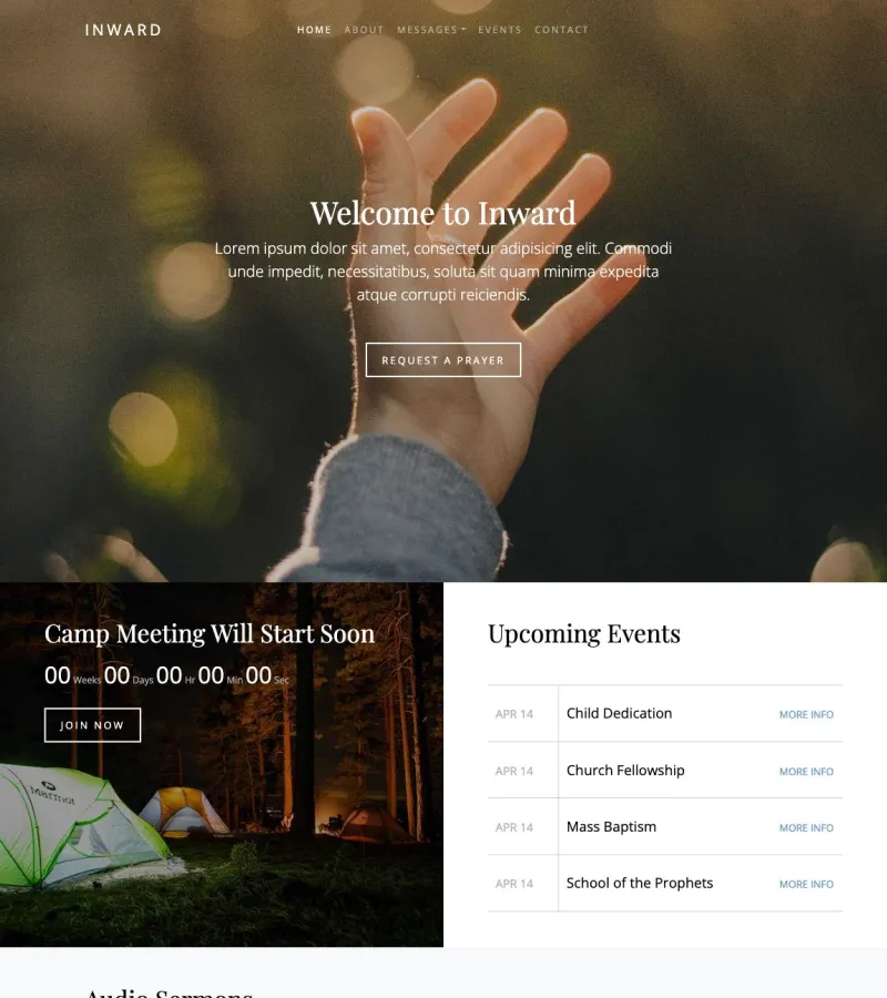 Inward Charity template