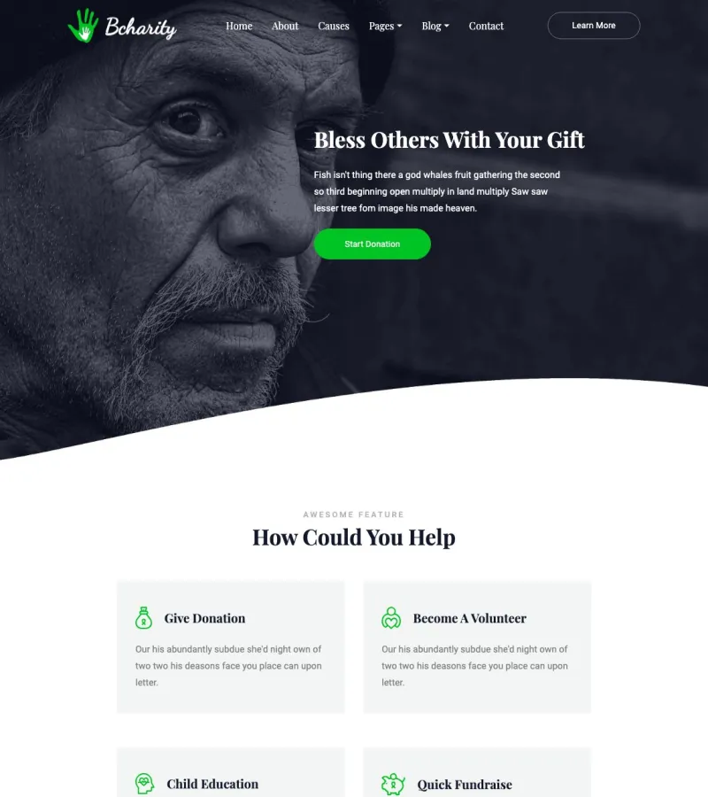 BCharity Event Planner template