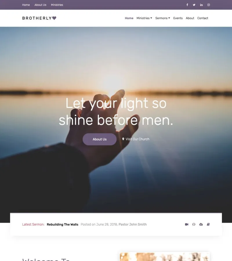 Brotherlylove Web Developer template