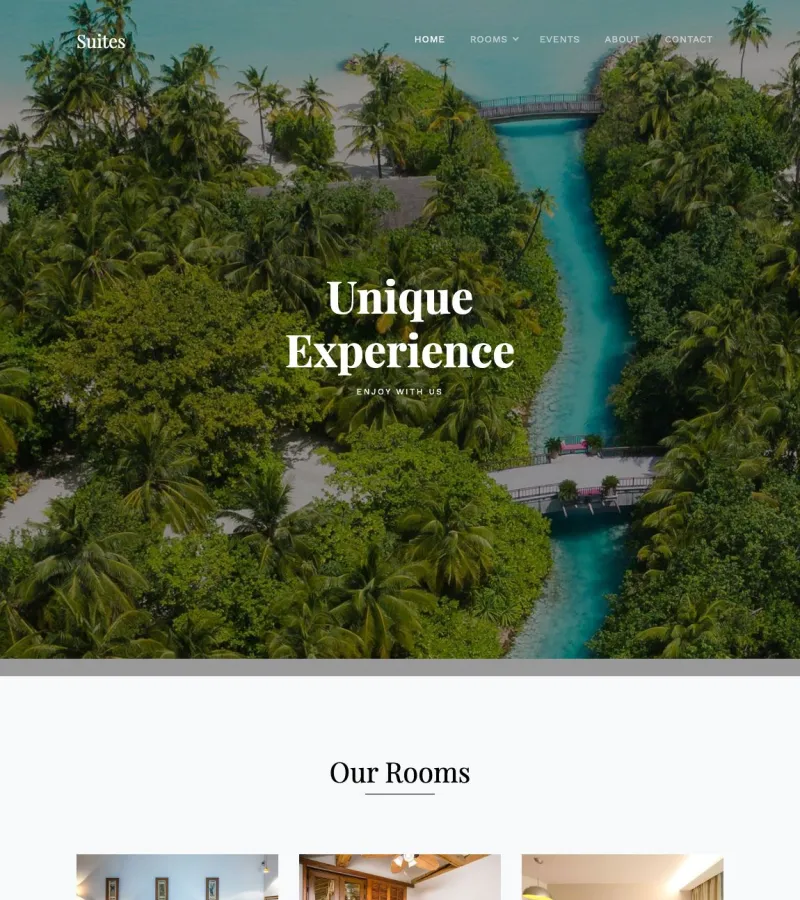 Suites Travel Agency template