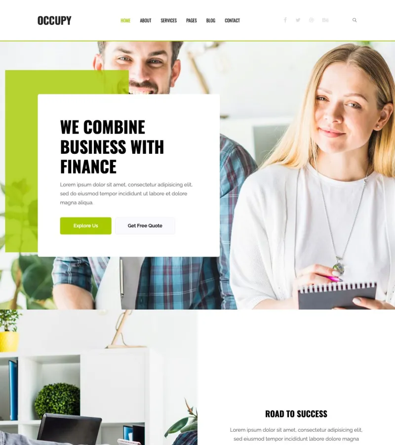 Occupy Accountant template