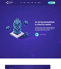 comodo mini website template desktop screenshot