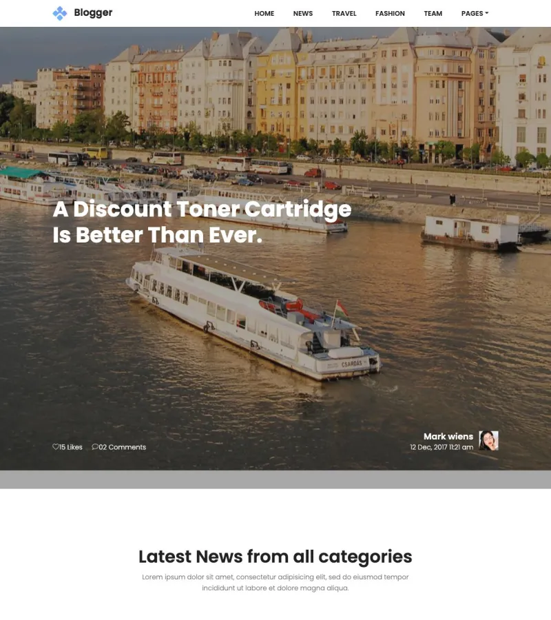 Blogger Blogging template