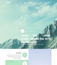 vineyard mini website template desktop screenshot