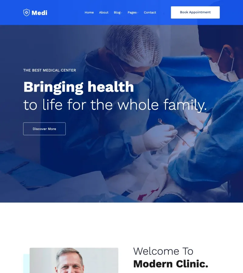 Medi Medical Clinic template