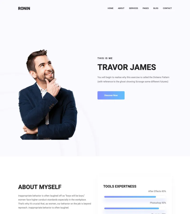 Ronin Web Developer template