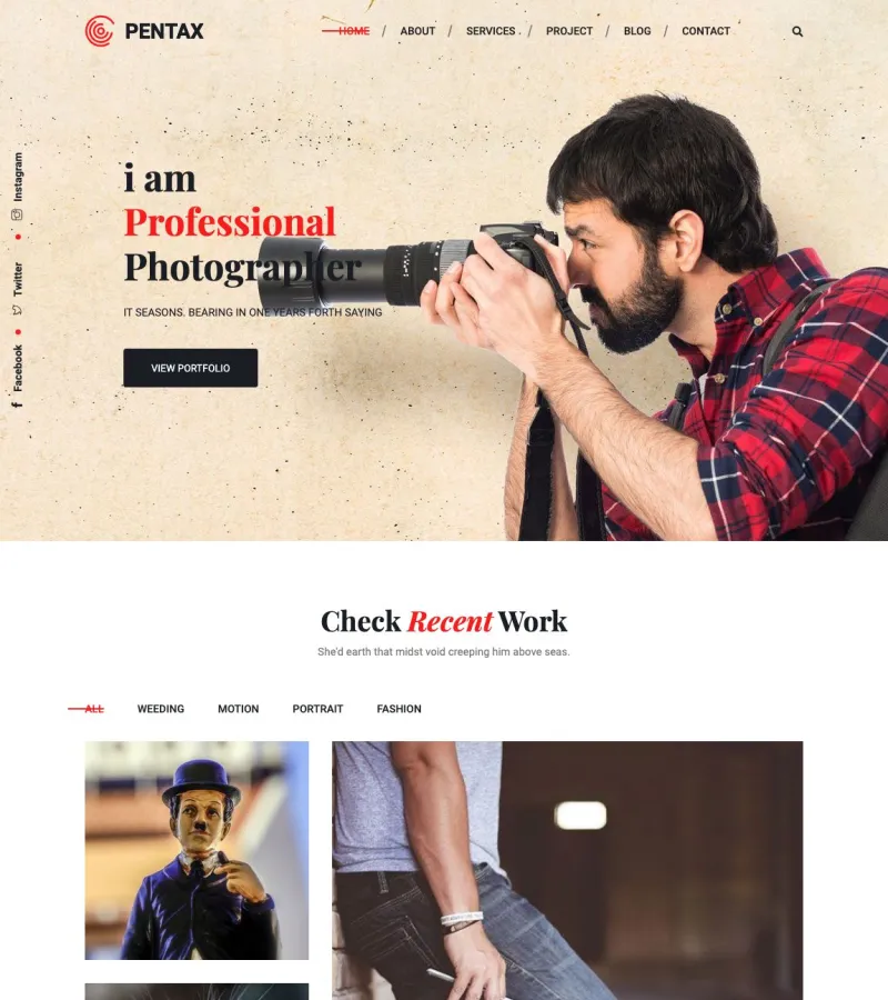 Pentax Photography Event Planner template