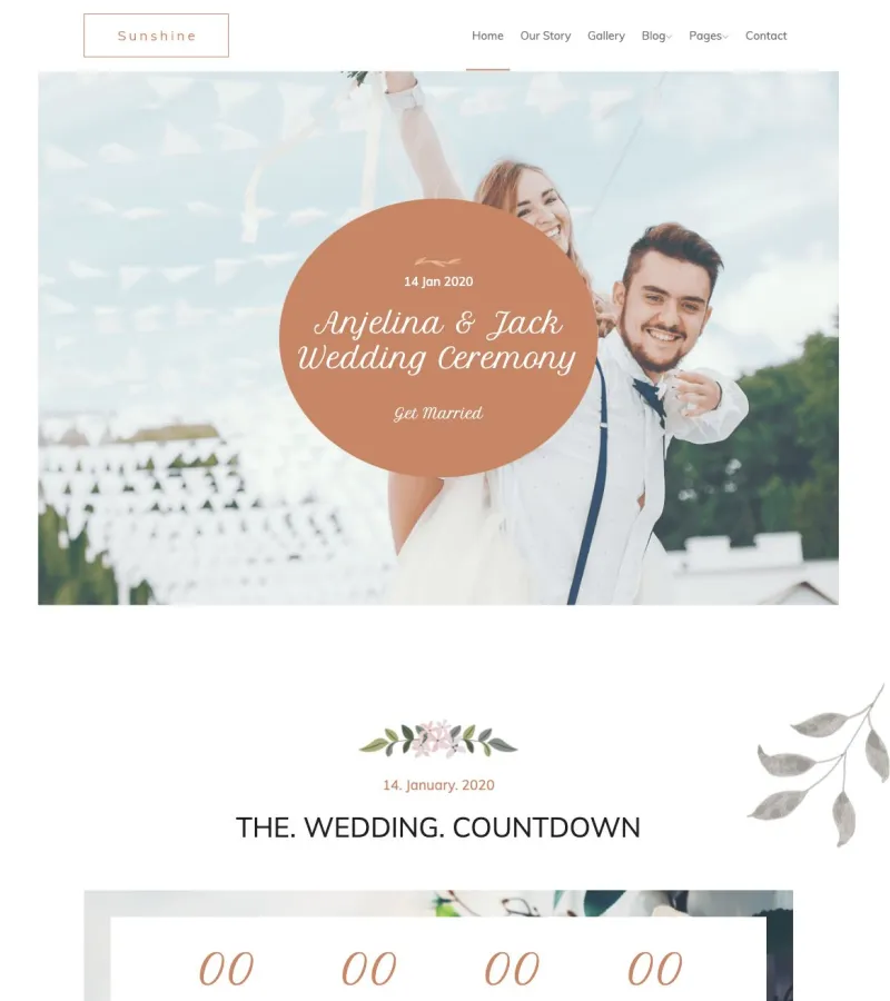 Embrace Love Wedding Planner template