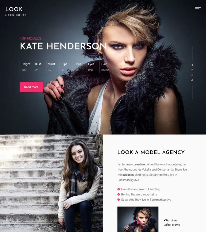 Look Photographer template