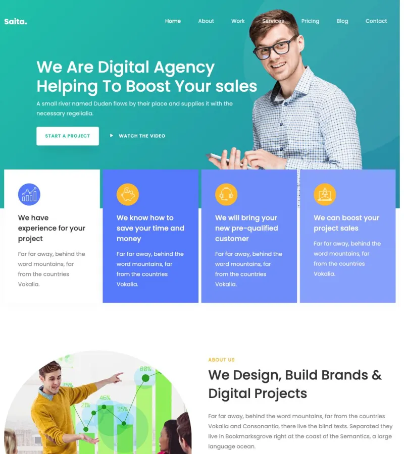 Digital Agency Marketing Agency template