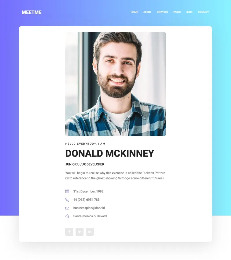 Meetme Event Planner template