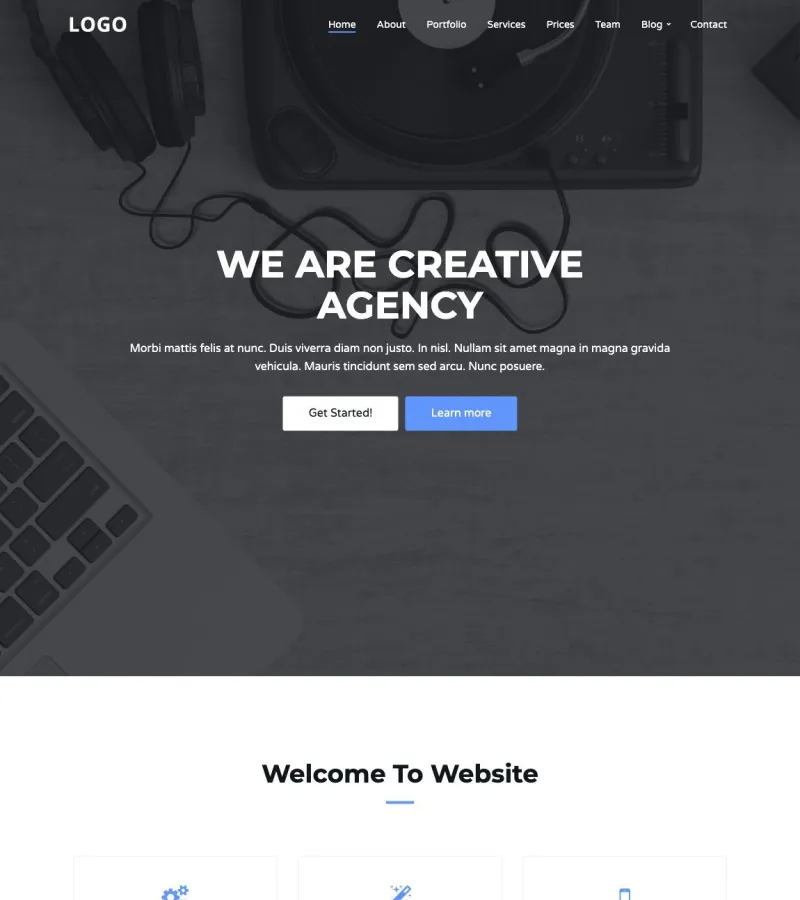 Creative Agency Marketing Agency template
