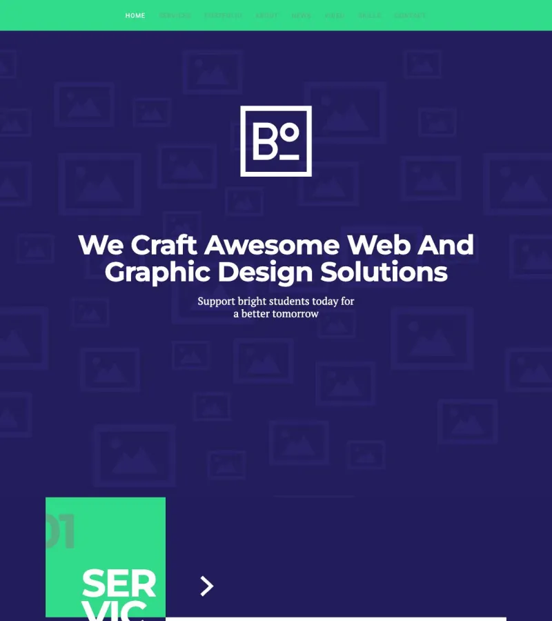 Boxus Marketing Agency template