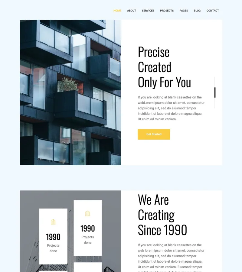 Impressive Architecture Construction Company template