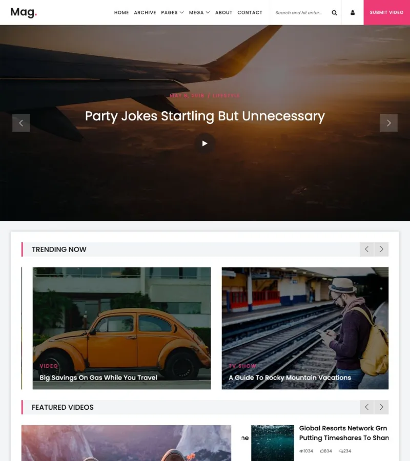 Mag Web Developer template