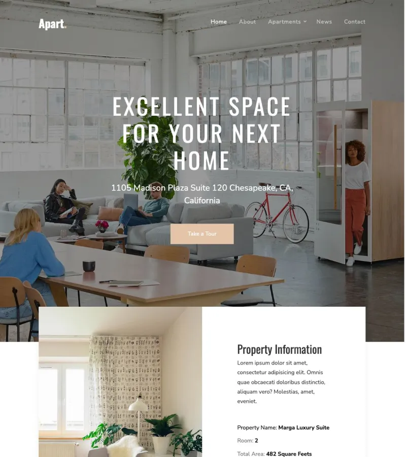 Apart Web Developer template