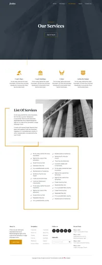 fective mini website template desktop screenshot