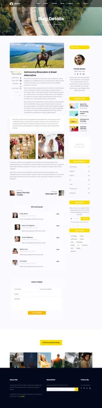 bitmap mini website template desktop screenshot