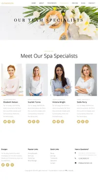 energen mini website template desktop screenshot