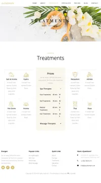 energen mini website template desktop screenshot